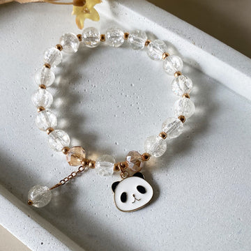 Panda Charm Beaded Bracelet