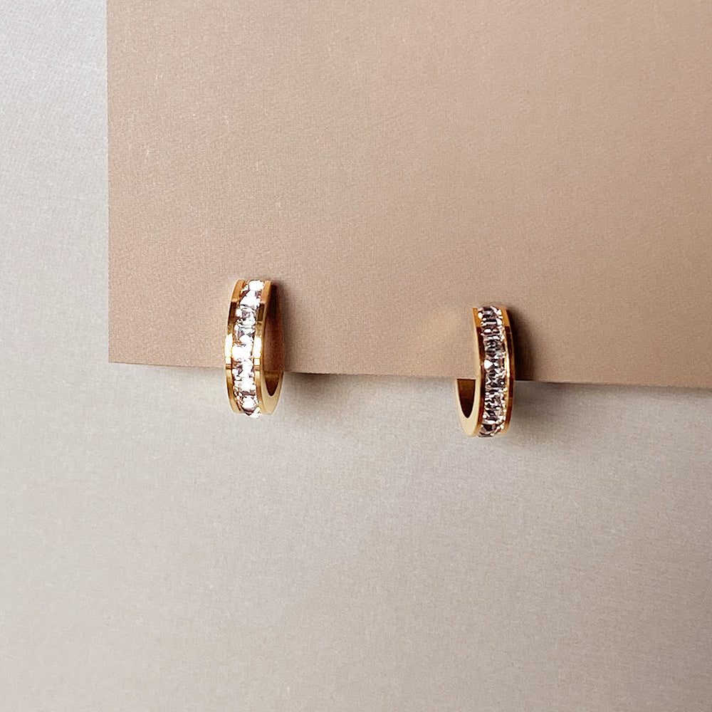 Luxe Shine Mini Hoops Earrings