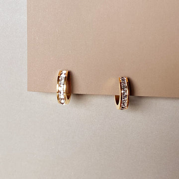 Luxe Shine Mini Hoops Earrings