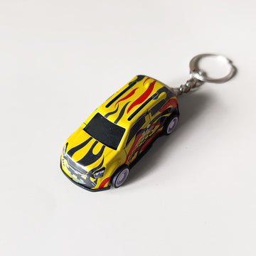 Mini Pullback Car Keychain