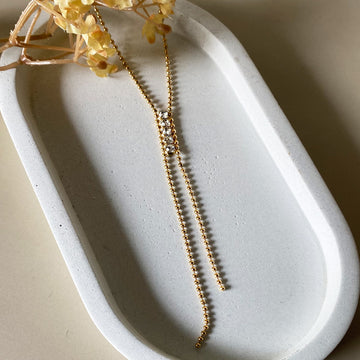 Stellar Drop Chain Necklace