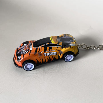 Tiger Mini Pullback Car Keychain