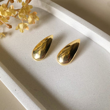 Liquid Gold Teardrop Earrings