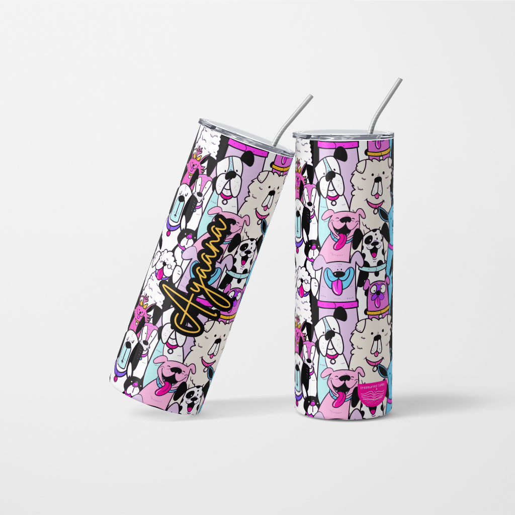Dog Tumbler with option for Personalisation - 600ml