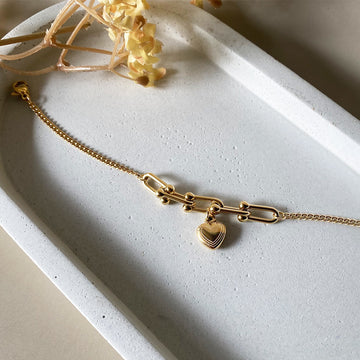 Heart Link Bracelet