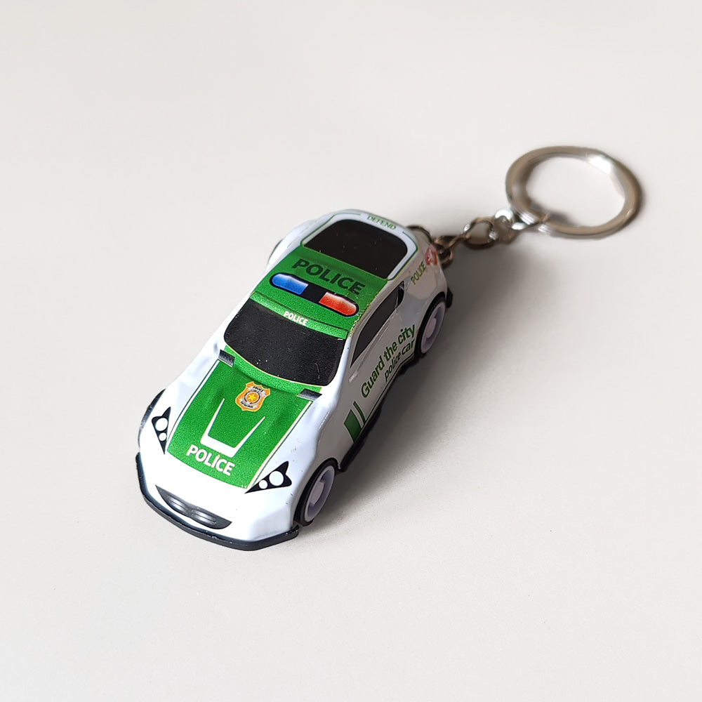 Mini Pullback Car Keychain