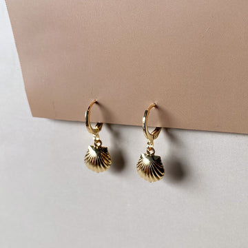 Mini Shell Drop Earrings