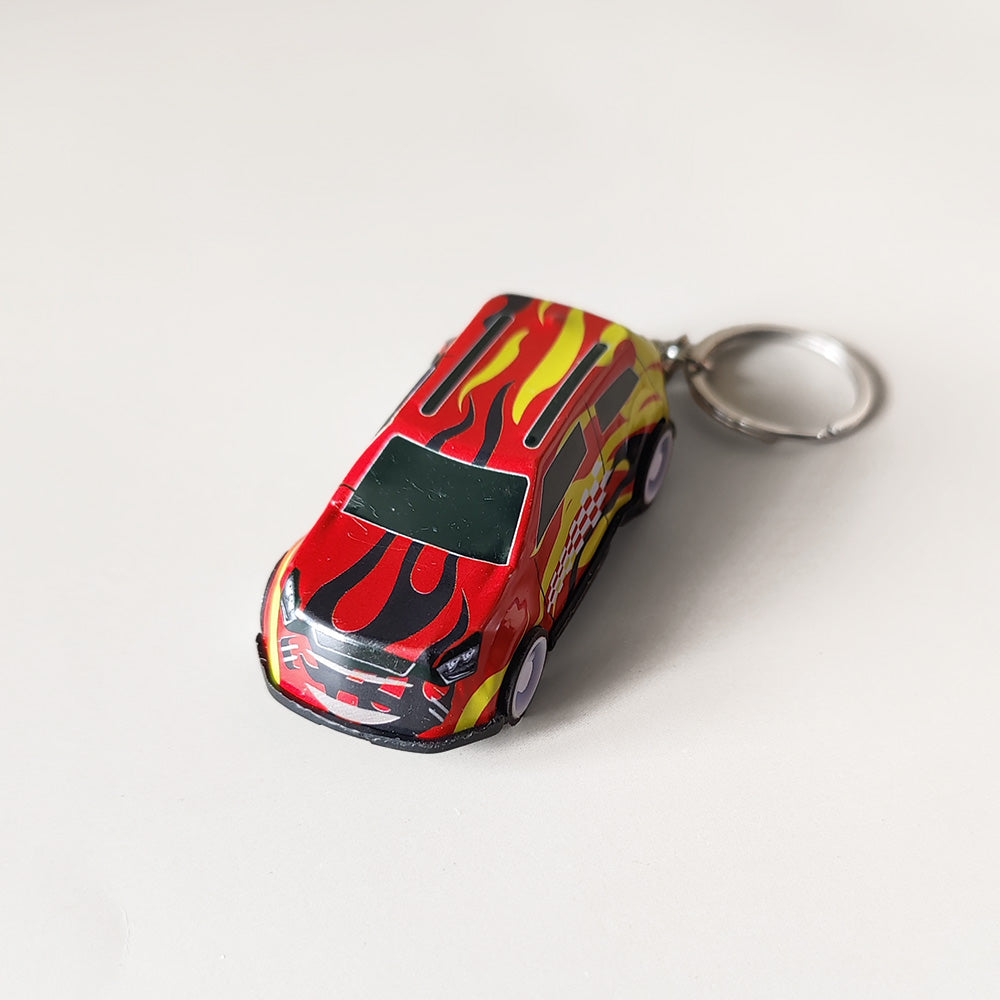 Mini Pullback Car Keychain