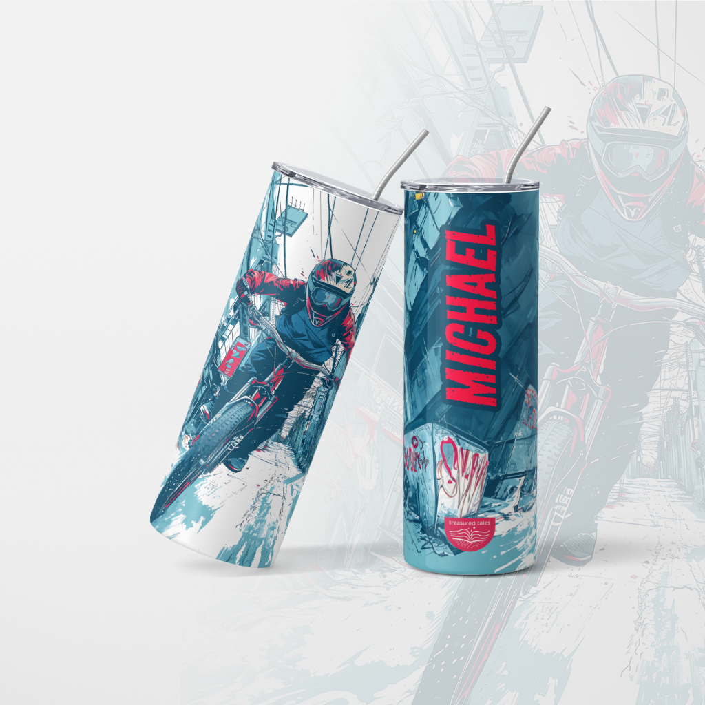 Cycling Tumbler with Name - 600ml