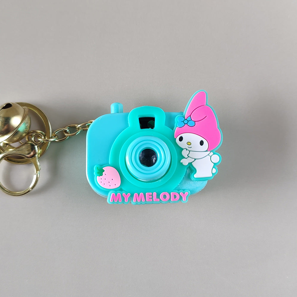 My Melody Cute Camera Keychain with Picture Projector