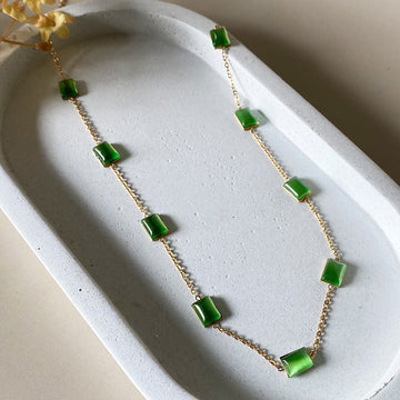Verdant Tile Station Necklace