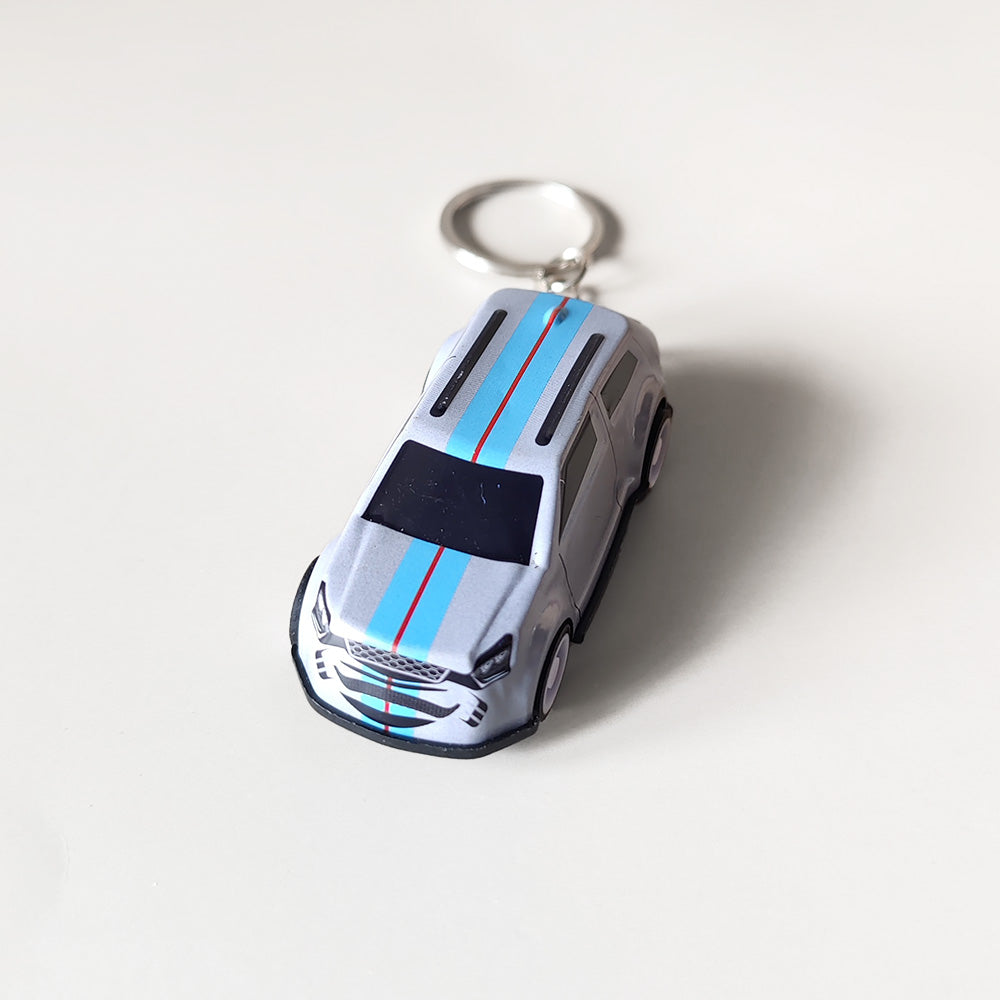 Mini Pullback Car Keychain