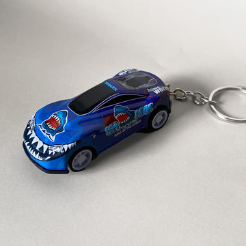 Shark Mini Pullback Car Keychain