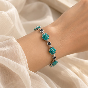 Aqua Bloom Bracelet