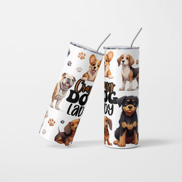 Crazy Dog Lady Tumbler - 600 ml