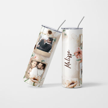 Personalised Photo tumbler with 4 photos - 600 ml