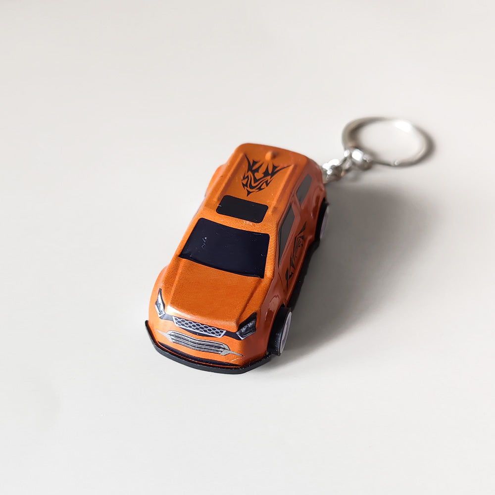 Mini Pullback Car Keychain