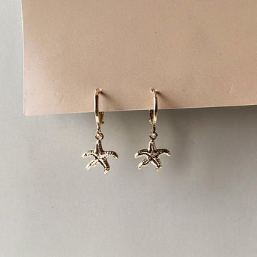 Seaside Star Earrings - Gold (Anti-Tarnish)