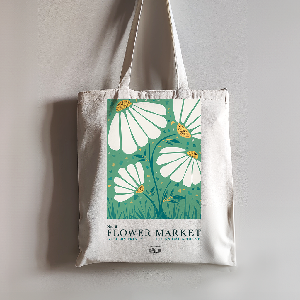 Flower Market Tote Bag