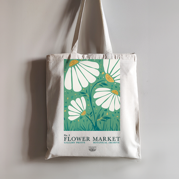 Flower Market Tote Bag