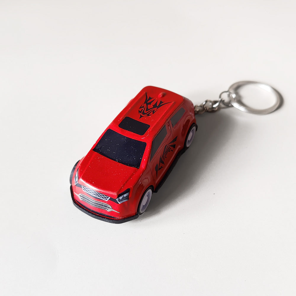 Mini Pullback Car Keychain