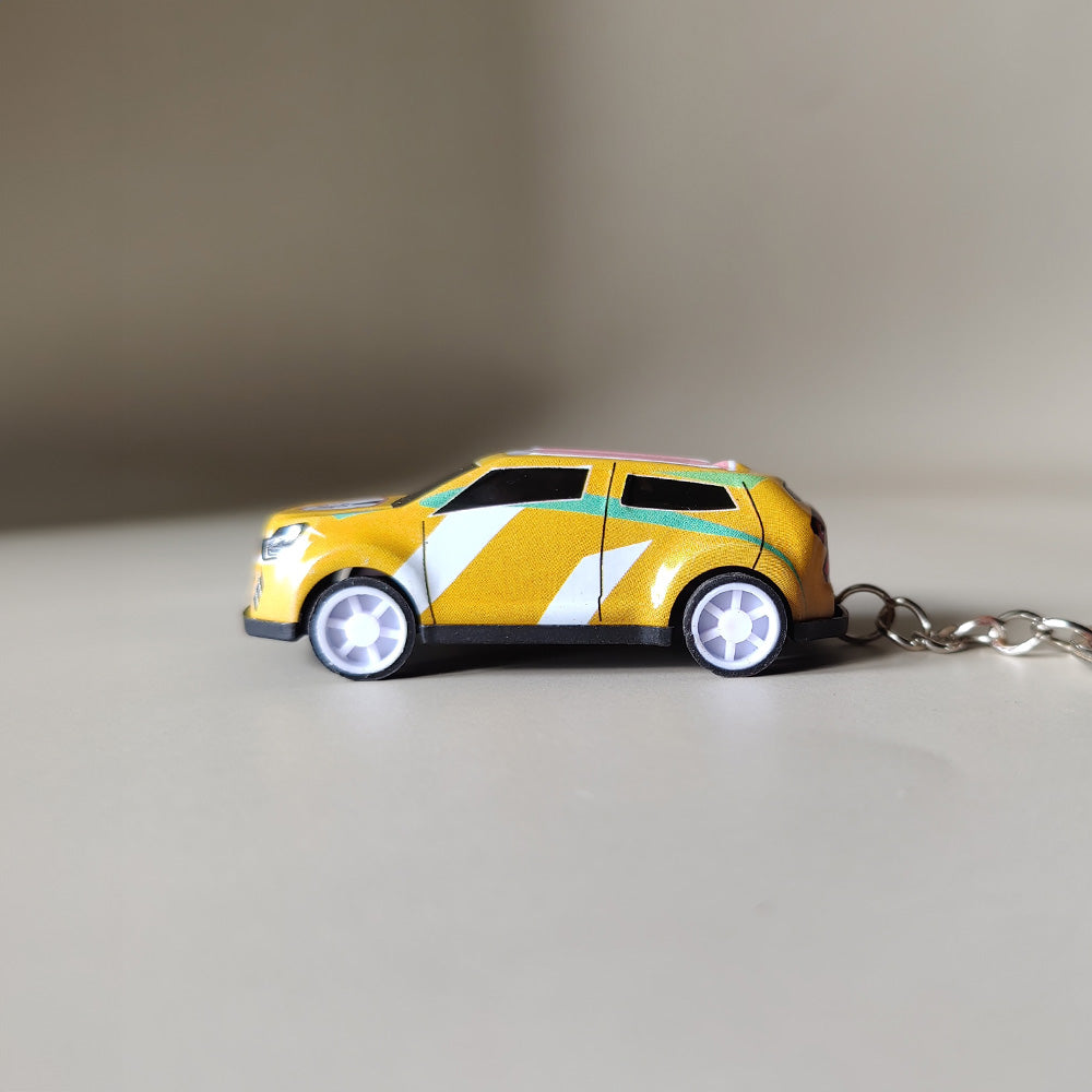 Mini Pullback Car Keychain