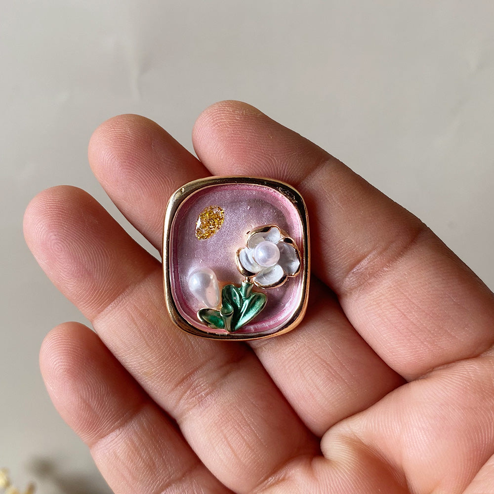 Secret Garden Frames Stud Earrings