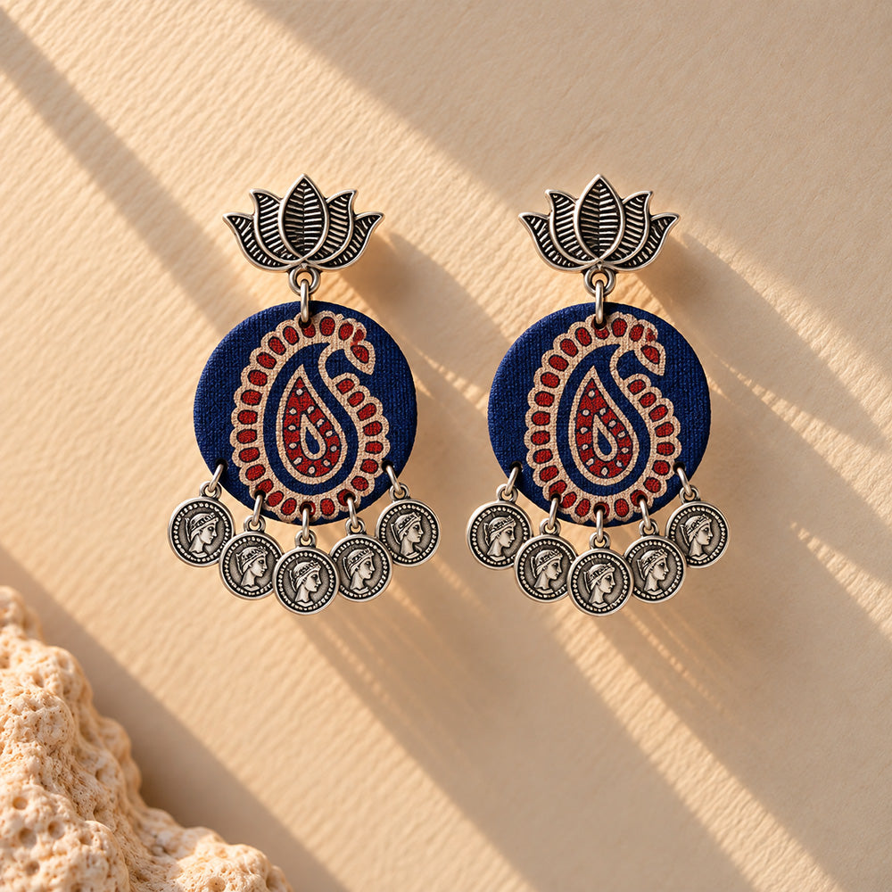 Ira Fabric Statement Earrings