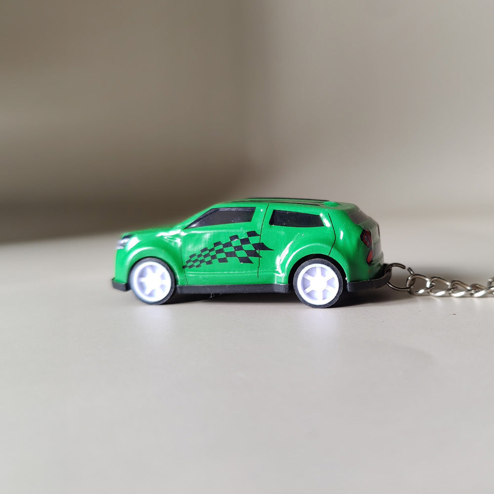 Mini Pullback Car Keychain