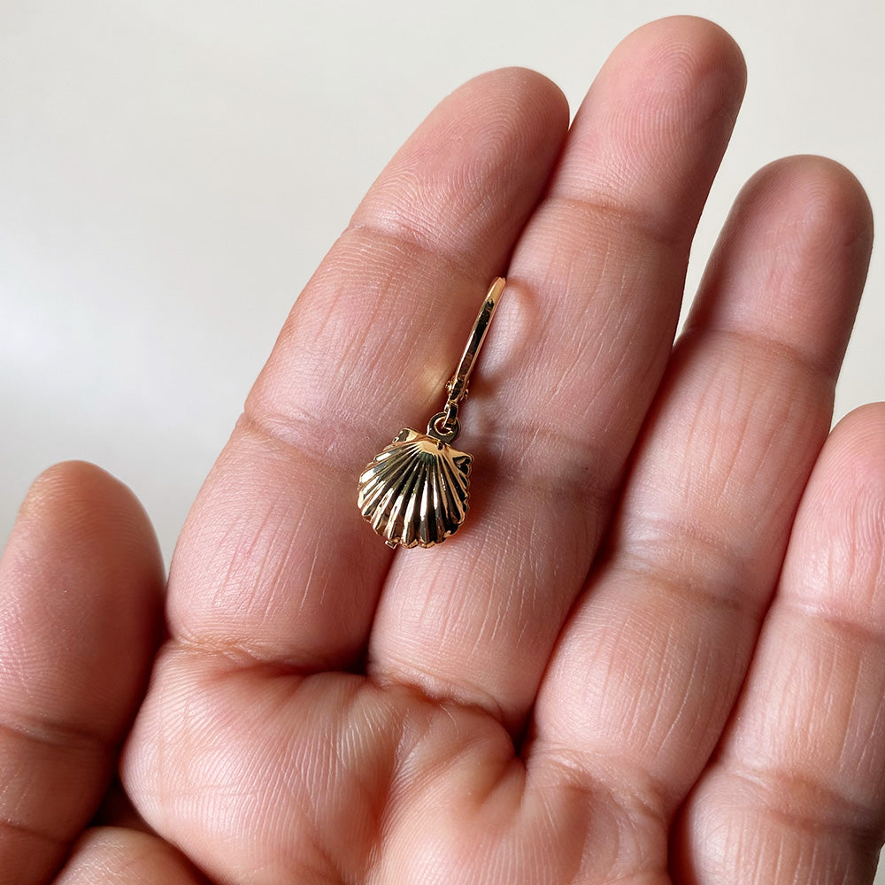 Mini Shell Drop Earrings
