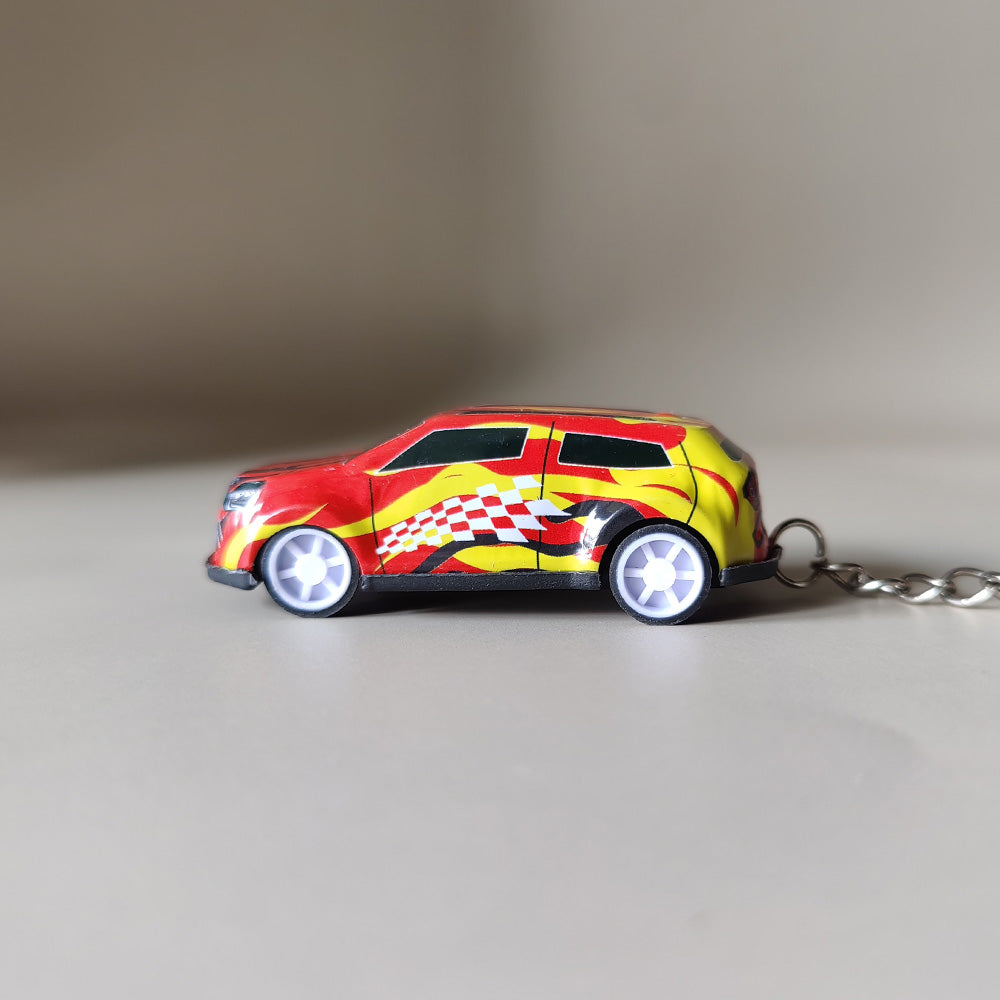 Mini Pullback Car Keychain
