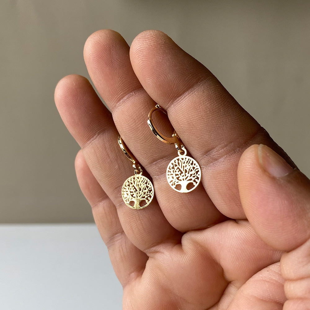 Tree of Life Earrings - Gold (Anti-Tarnish)