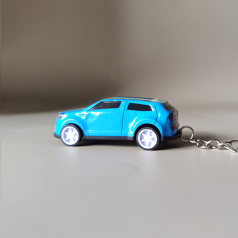 Mini Pullback Car Keychain