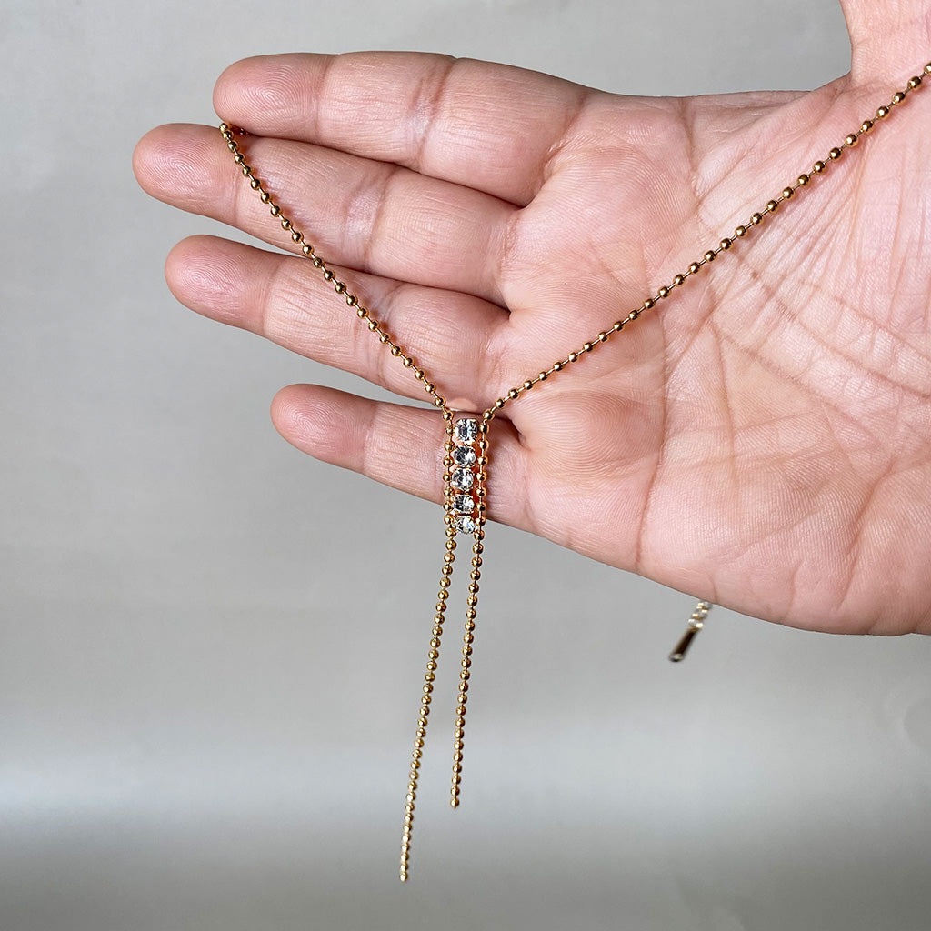 Stellar Drop Chain Necklace