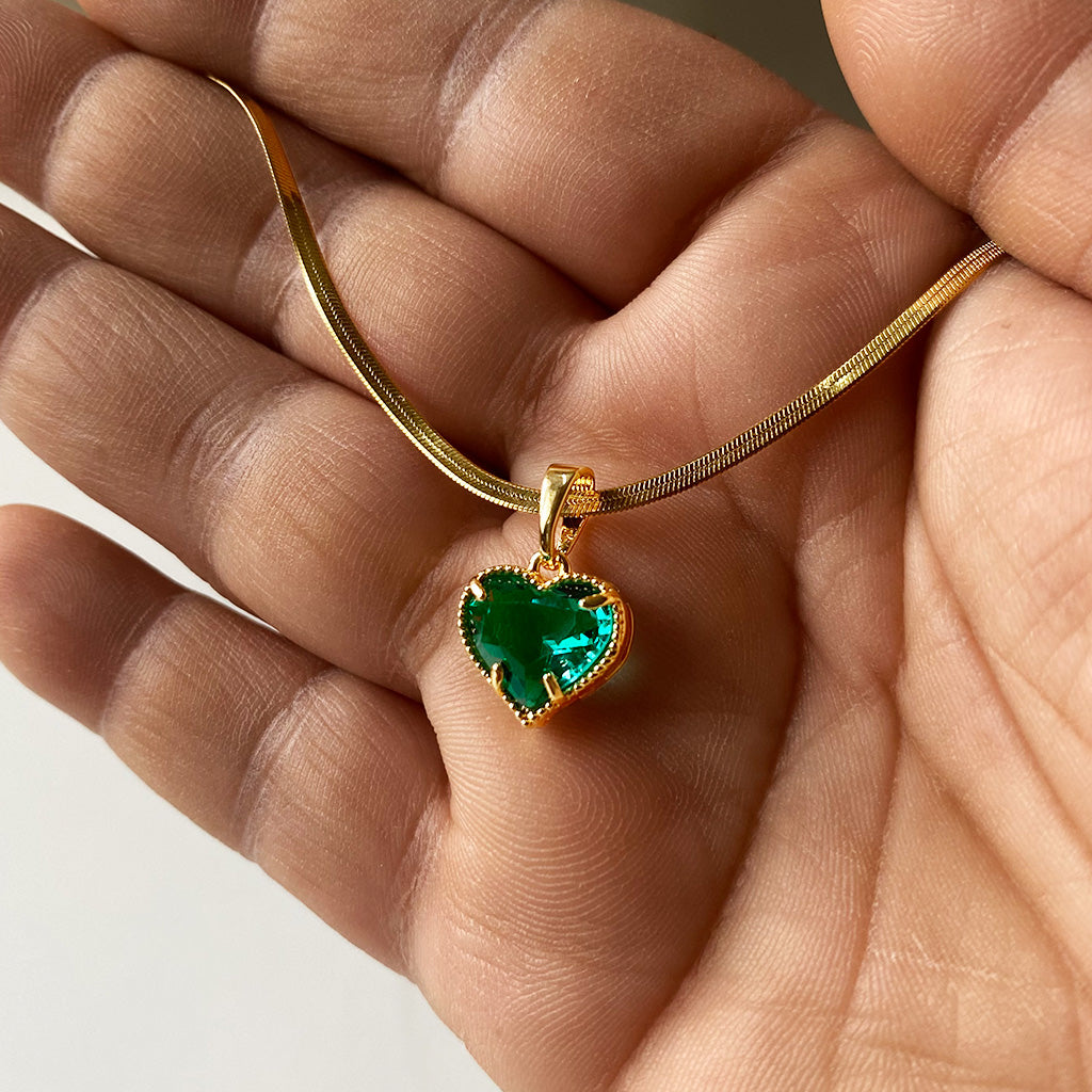 Evergreen Heart Necklace