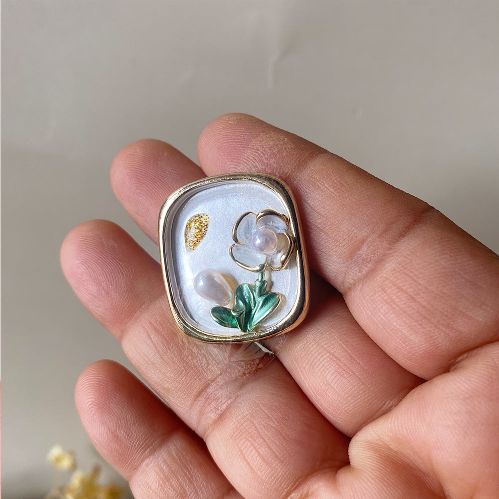 Secret Garden Frames Stud Earrings