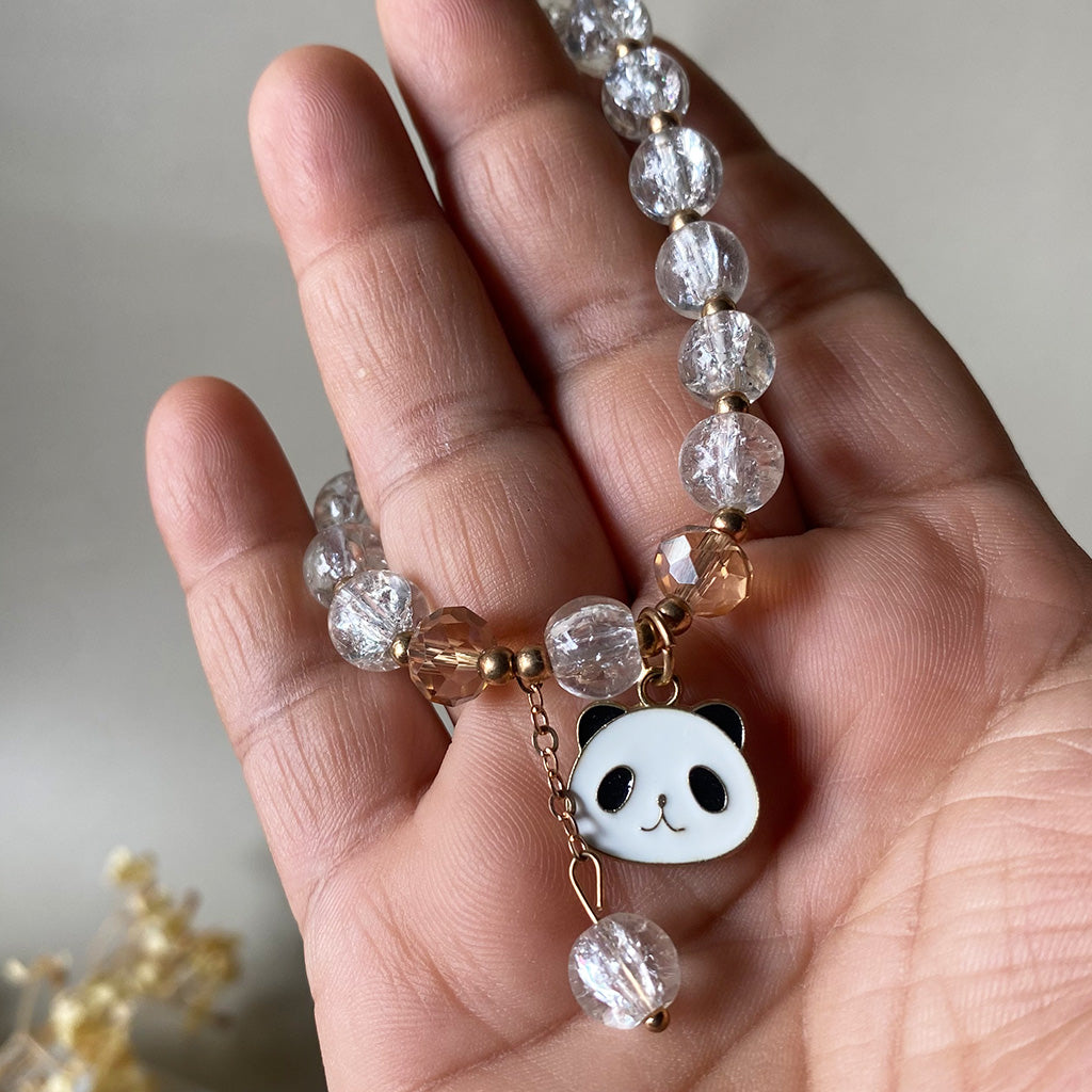 Panda Charm Beaded Bracelet