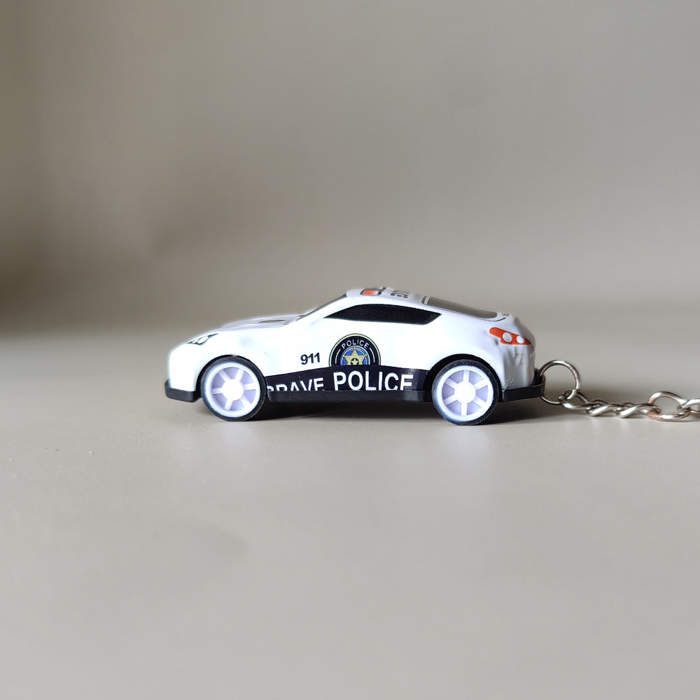 Mini Pullback Car Keychain