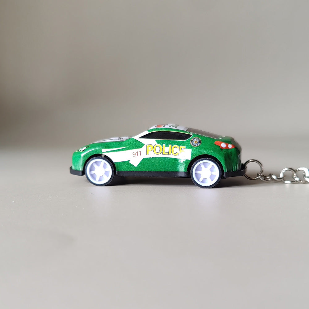 Mini Pullback Car Keychain