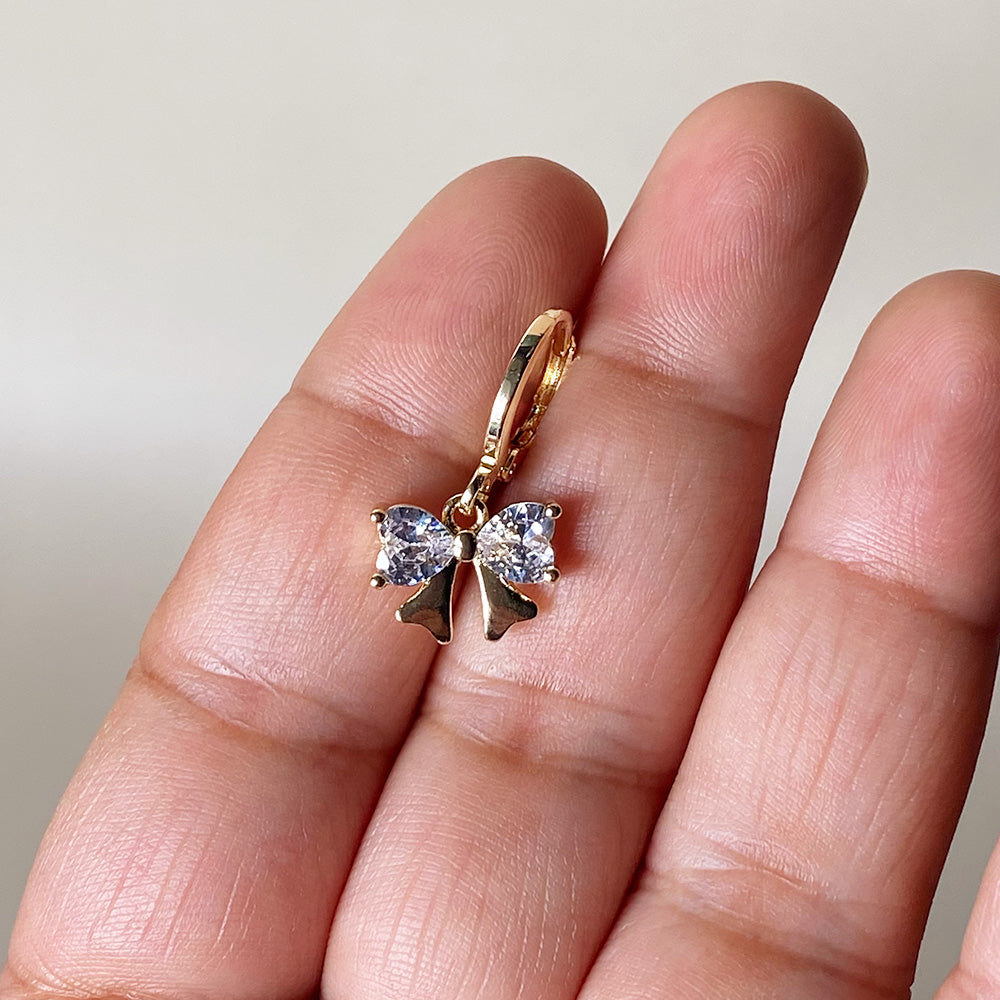 Mini Crystal Bow Drops