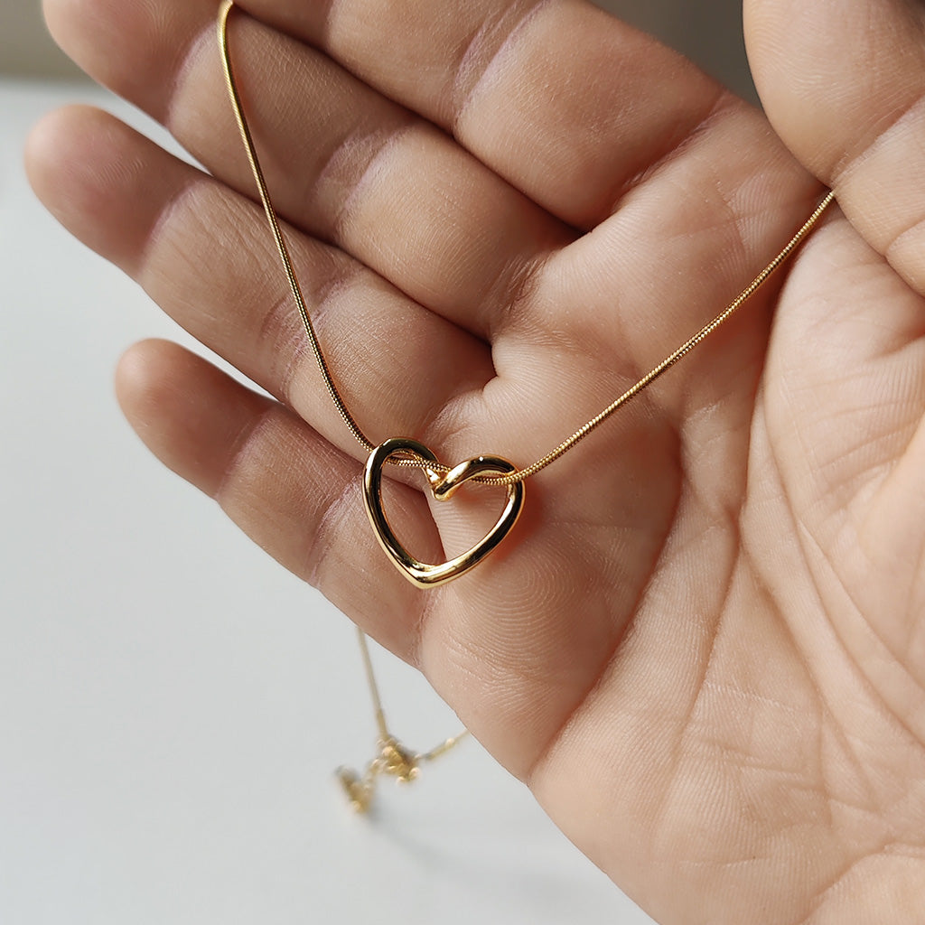 Golden Heart Necklace
