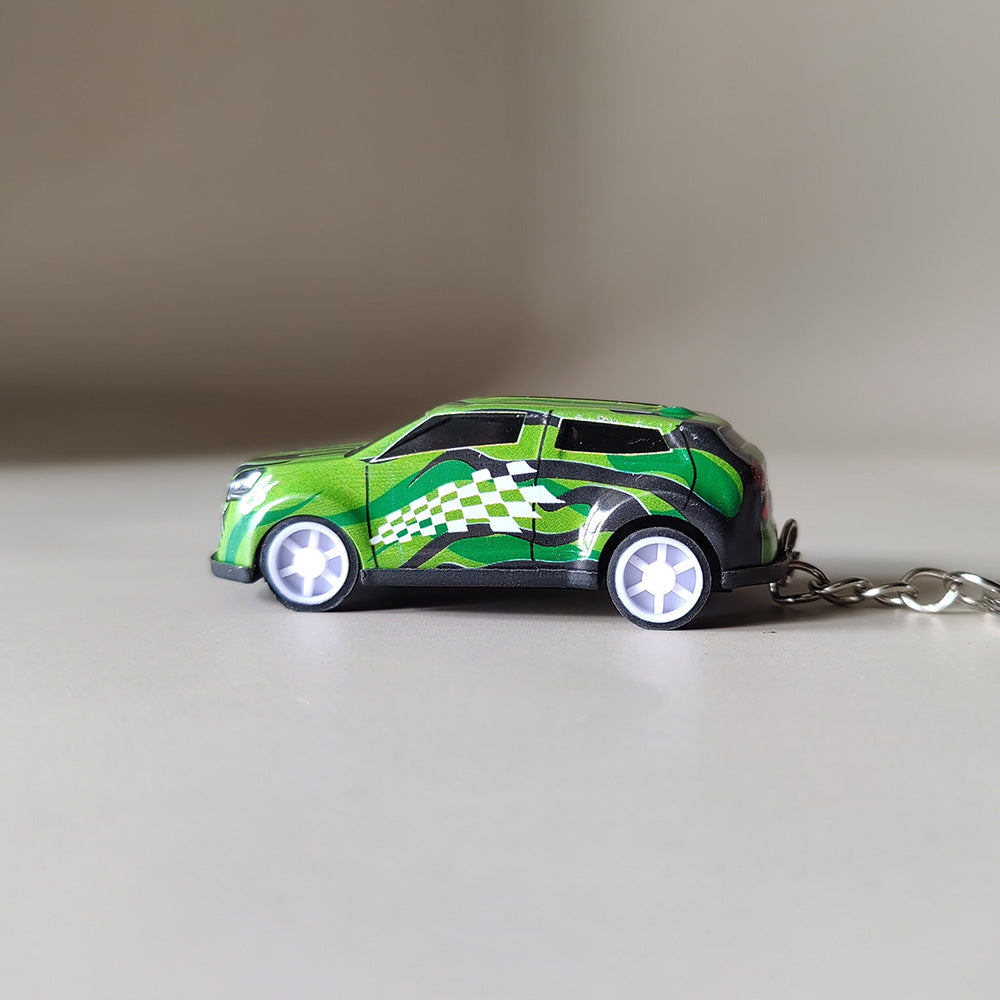 Mini Pullback Car Keychain