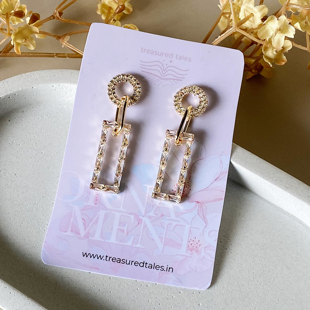 Eternal Link Earrings -  gold