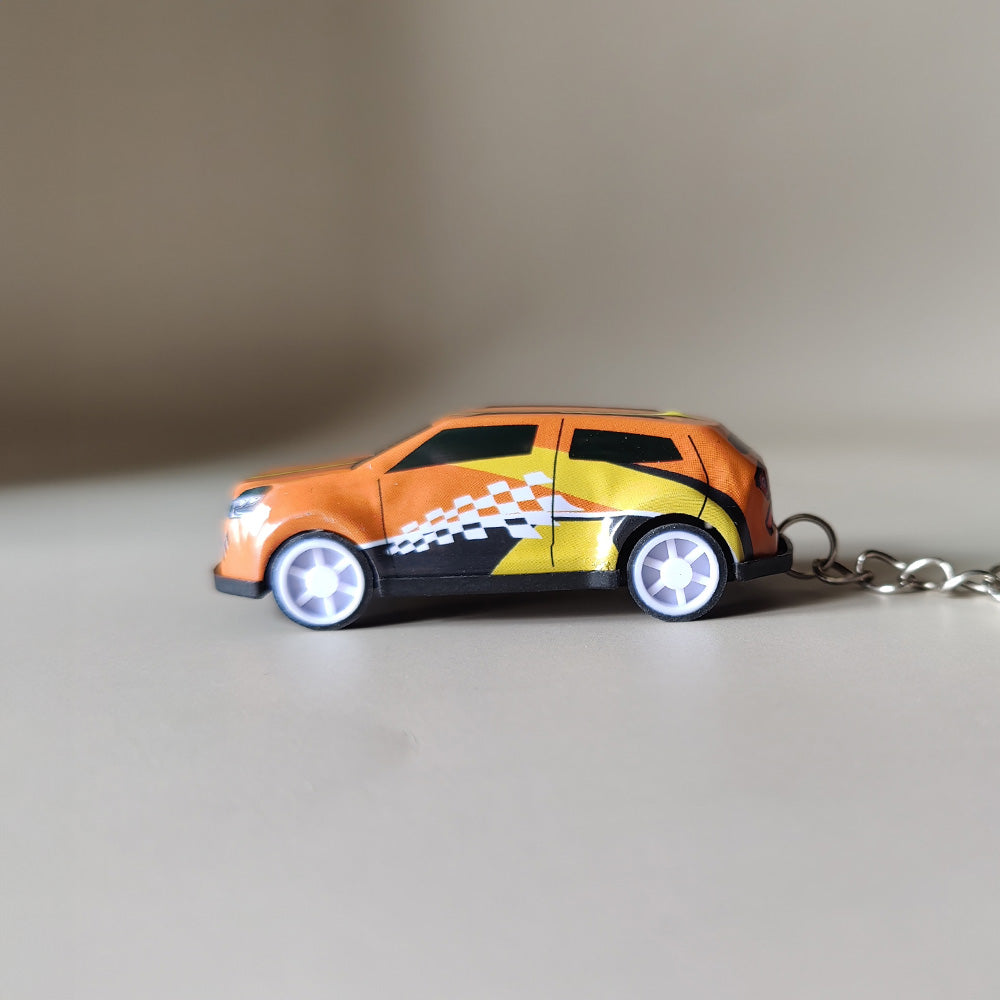 Mini Pullback Car Keychain