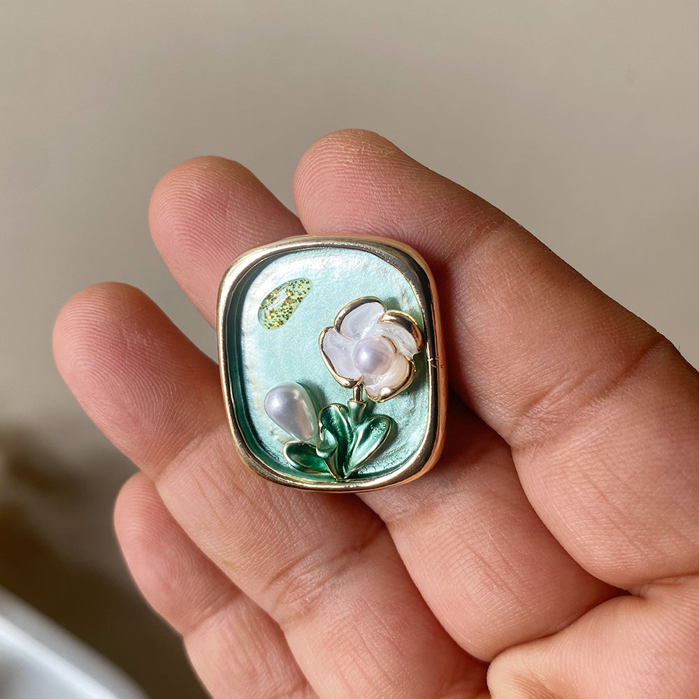 Secret Garden Frames Stud Earrings
