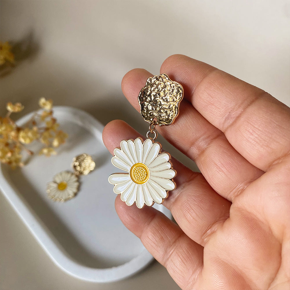 Sunshine Petal Drop Earrings
