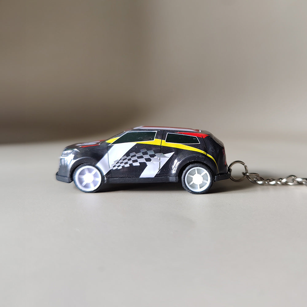Mini Pullback Car Keychain