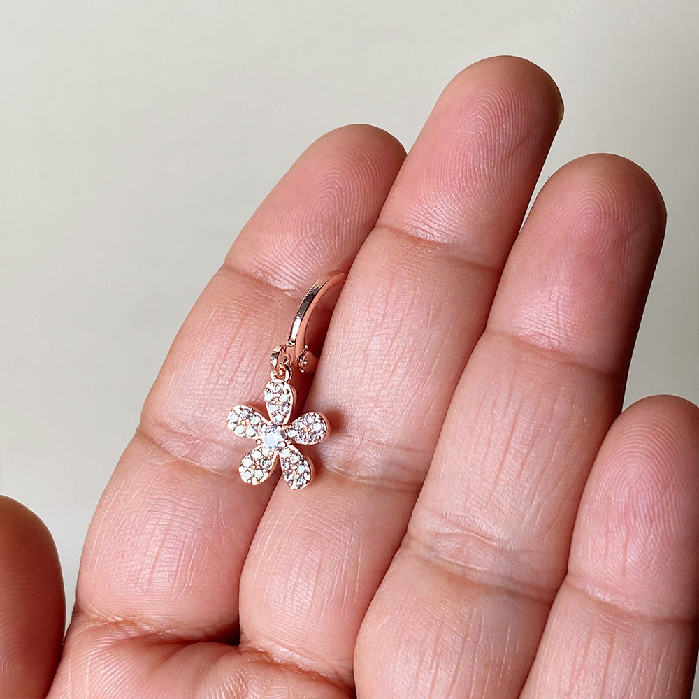 Mini Blossom Hoops