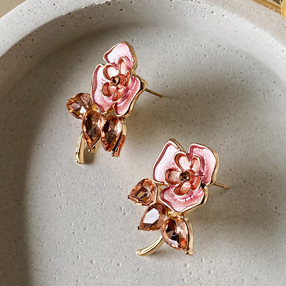Rosette Royale Stud Earrings
