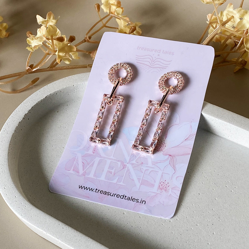 Eternal Link Earrings - Rosegold